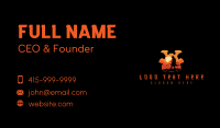 Samurai Warrior Sword Business Card