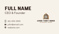 Wooden Tile House Business Card Design