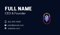 Astronaut Space Character Business Card Design