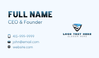 Cyber Shield Letter Y Business Card