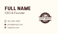 Saw Lumber Wood Business Card