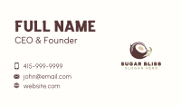 Organic Coconut Tropical Business Card Image Preview