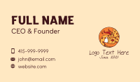 Autumn Hot Tea  Business Card