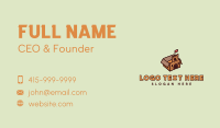 Cardboard Toy Castle Business Card