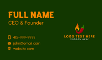 Chili Pepper Business Card example 1
