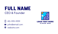 Sunny Building Structure Business Card