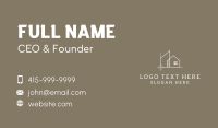 Industrial Architecture House Business Card