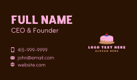 Blueberry Cherry Cake Business Card Design