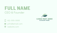 Aquatic Fish Leaf  Business Card