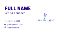 Microphone Business Card example 2