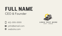 Road Roller Machine Business Card