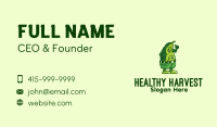 Muscular Healthy Avocado  Business Card Image Preview