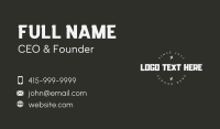 Graffiti Apparel Wordmark Business Card