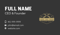 Craftsman Chisel Carpenter Business Card