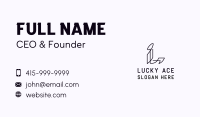 Modern Corporate Letter L Business Card Image Preview