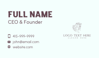 Feminine Natural Beauty Business Card