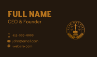 Judge Business Card example 1