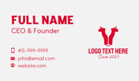 Red Cow Wine  Business Card