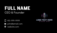 Microphone Sound Podcast Business Card