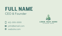 Natural Home Landscaping Business Card Design