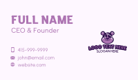 Gamer Pirate Bear Business Card Design