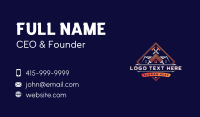 Roofing Hammer Paint Brush  Business Card