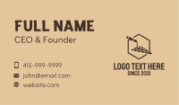 Construction Trowel Tool Business Card