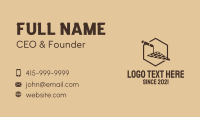 Construction Trowel Tool Business Card Design