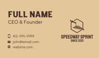 Construction Trowel Tool Business Card