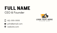 Demolition Excavator Machinery Business Card