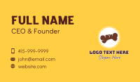 Brown Dog Bone  Business Card