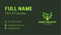 Organic Green Tree Wellness  Business Card