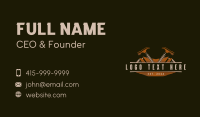 Hammer Carpentry Construction Business Card Design