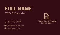 Exit Business Card example 1