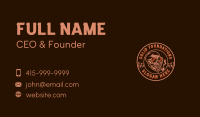 Skull Tobacco Pipe Business Card