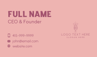 Candle Holder Business Card example 3