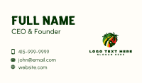 Jamaican Guitar Reggae Business Card