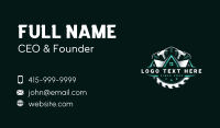 Renovation Roofing Hammer Business Card