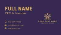 Gold Lotus Wellness Business Card