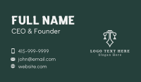 Law Business Card example 3