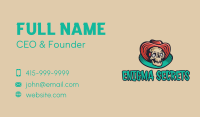 Big Hat Skeleton Business Card Image Preview