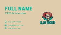 Big Hat Skeleton Business Card Image Preview