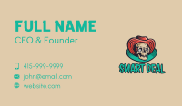 Big Hat Skeleton Business Card Image Preview