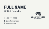 Black Predator Panther Business Card