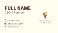 Ice Cream Dessert  Business Card Image Preview