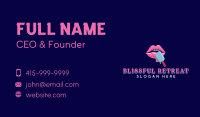 Lips Ice Pop Dessert Business Card