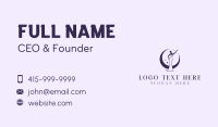 Lady Moon Gown Business Card Design