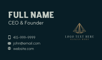 Upscale Pyramid Firm Business Card