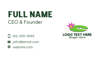 Digital Lily Pad Business Card Design