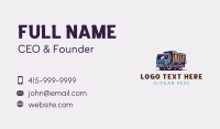 Dump Truck Trucking Business Card